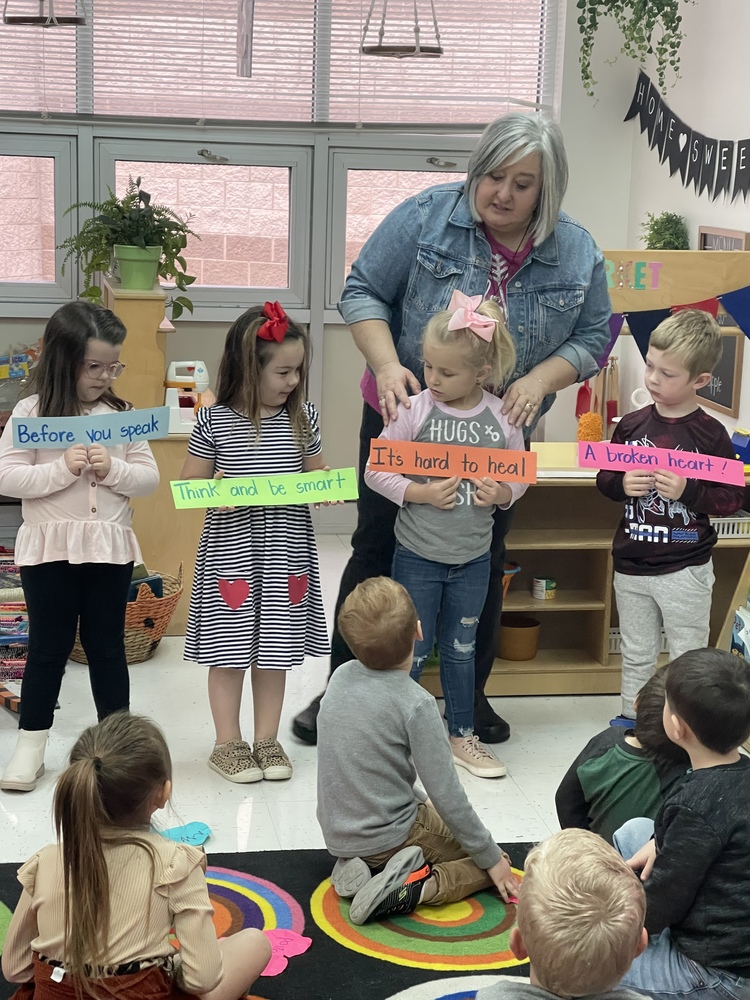Mrs. Wright’s Pre-K  Learns to Lift  Each Other Up