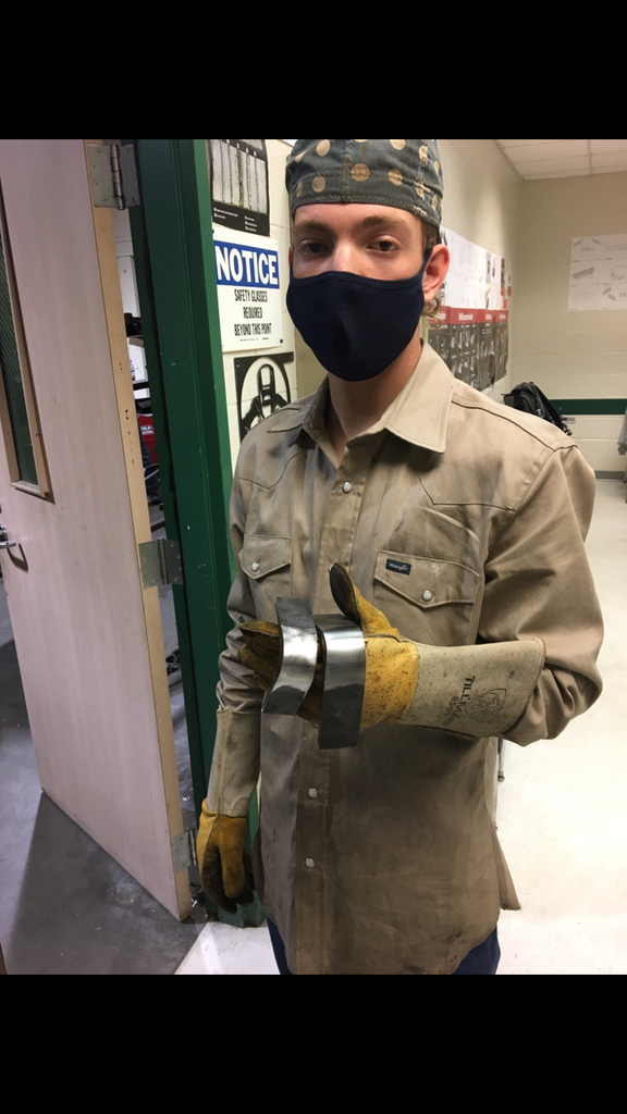 In this first 9 weeks alone Intro. and Advanced Ag Mech and Welding students have received over 20 American Welding Society Certifications in Multi Position and Process!!!