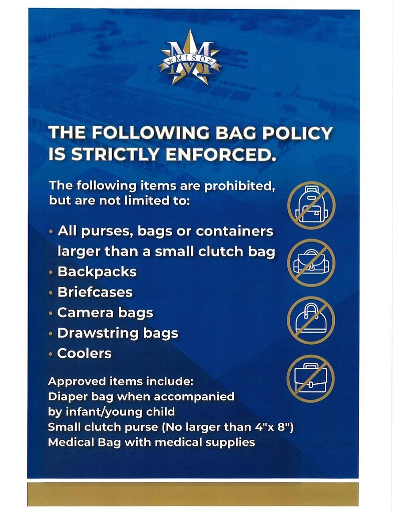 MISD Bag Policy