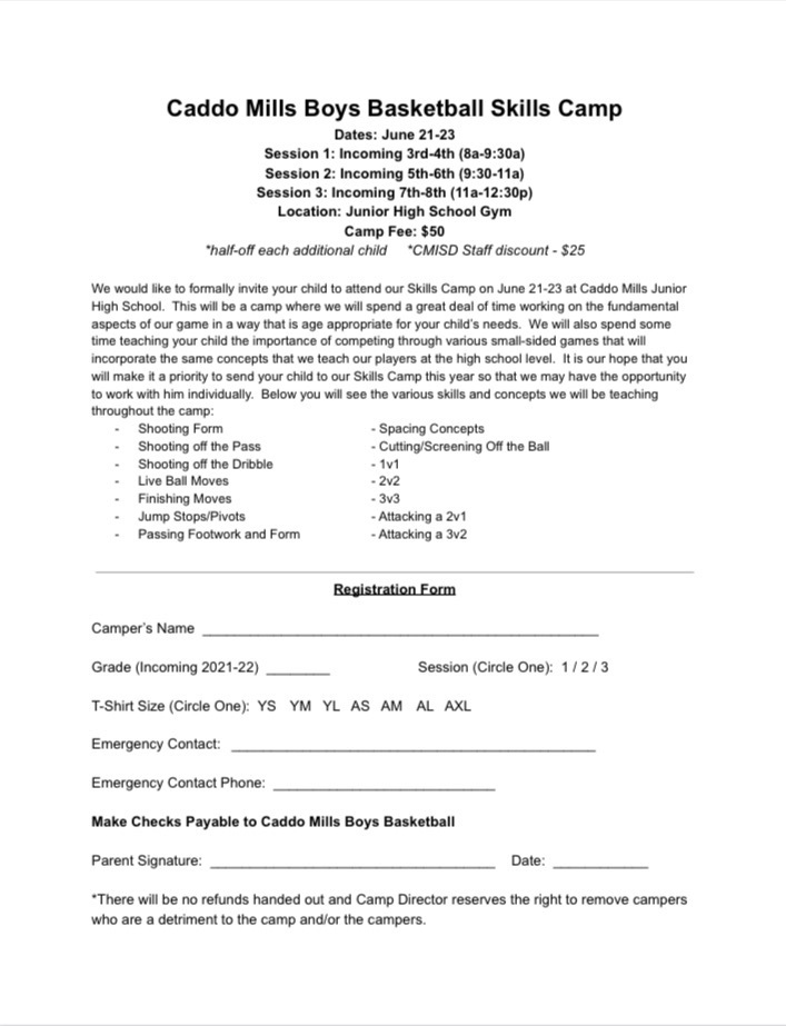 youth basketball camp